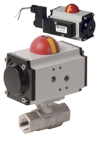 Pneumatic Actuator with 2 PC Brass Valve (PHH - AP Series)