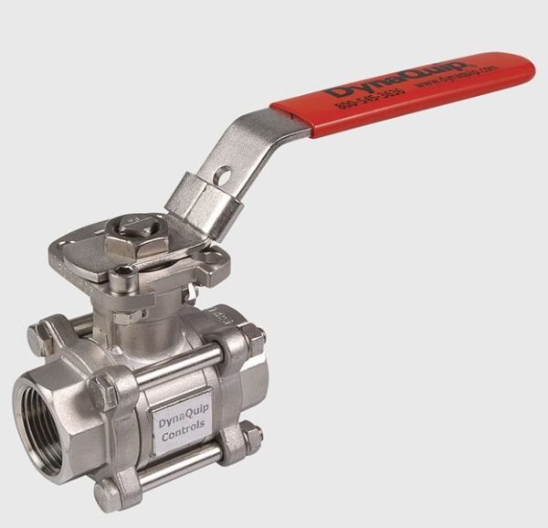 V6S2.A90P 1/2, Stainless Steel 3-Piece Bolted In-Line Valve - V6S Series