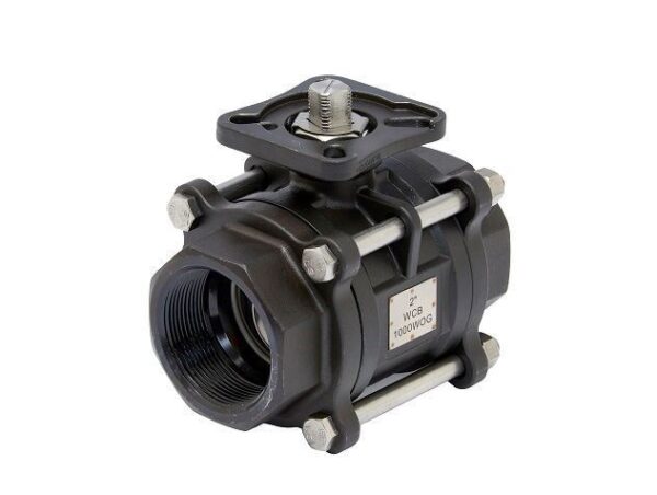 V3S2BAJ, 4" Stainless Steel 3-Piece Bolted In-Line Valve - V3S Series