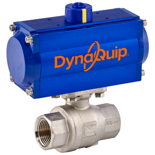 PAS24ARDA052, Pneumatic Automated 2PC High Pressure Stainless Steel Ball Valve