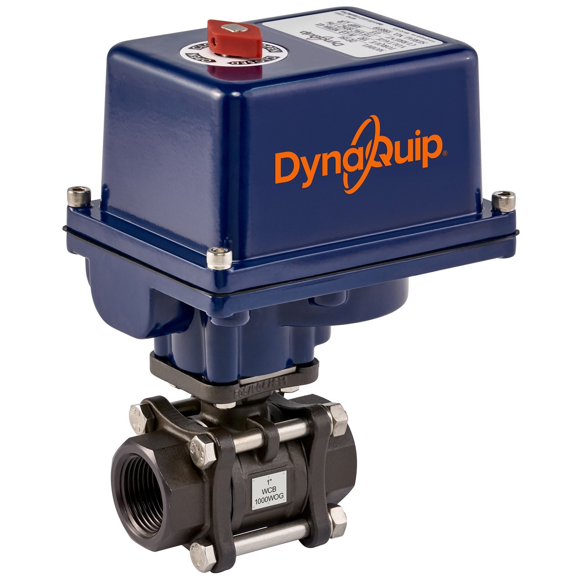 E3C SERIES - 3 PC Carbon Steel Ball Valve - Electric Actuator