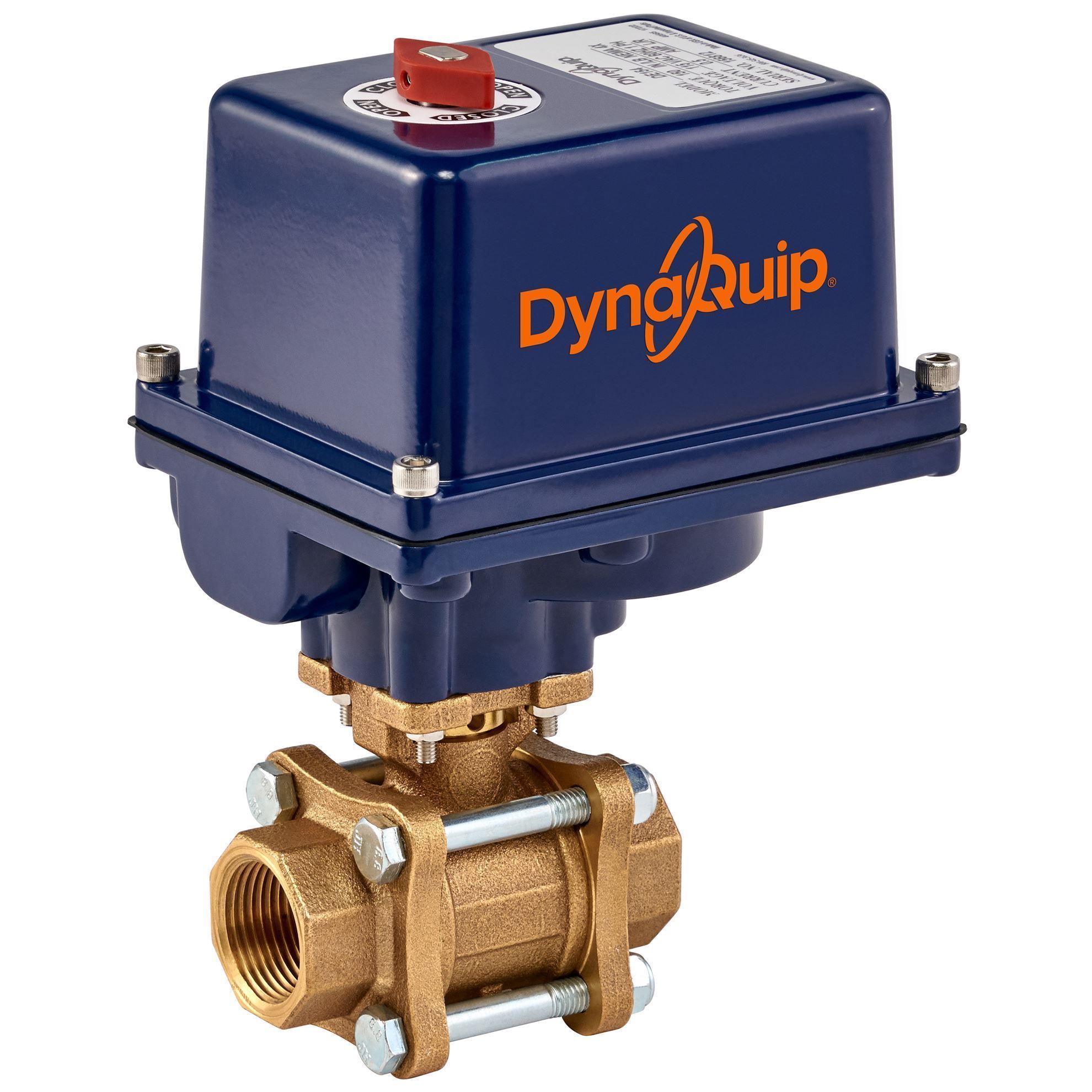 EVA SERIES - 3 PC Bronze Ball Valve - Electric Actuator
