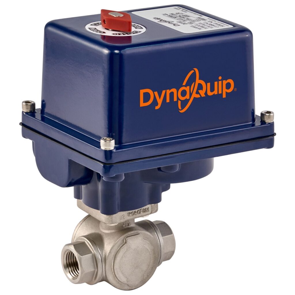 EYSA SERIES - 3 WAY Stainless Steel Ball Valve - Electric Actuator