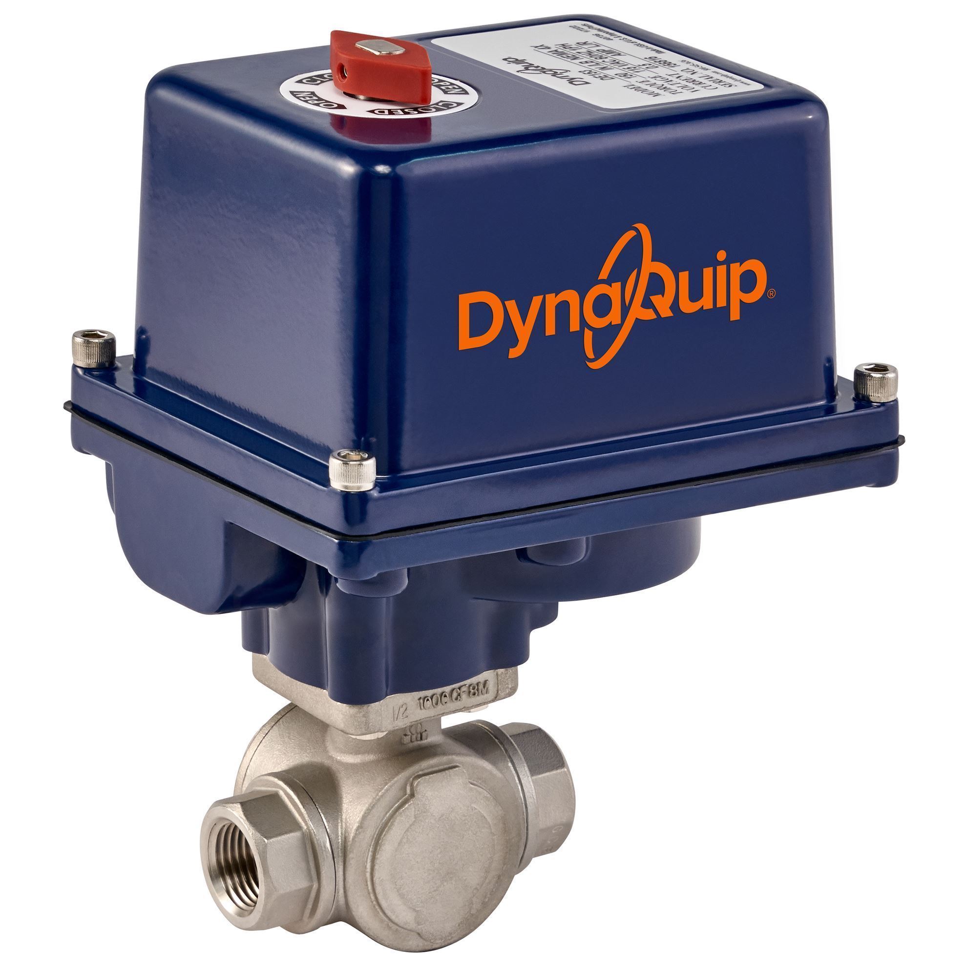 EYSA SERIES - 3 WAY Stainless Steel Ball Valve - Electric Actuator