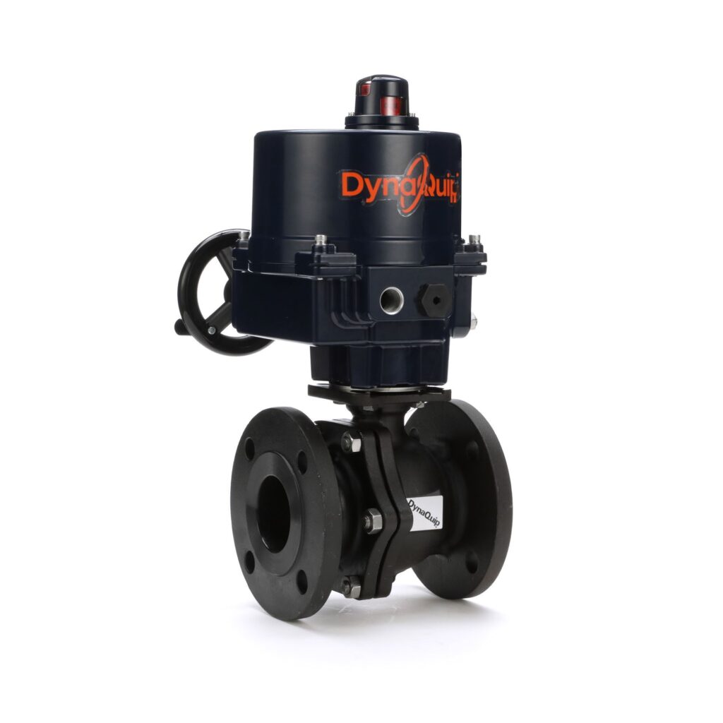 E5C SERIES - 2 PC Flanged Carbon Steel Ball Valve - Electric Actuator