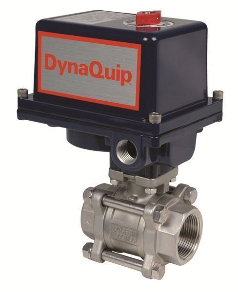 EVS SERIES - 3 PC Stainless Steel Ball Valve - Electric Actuator