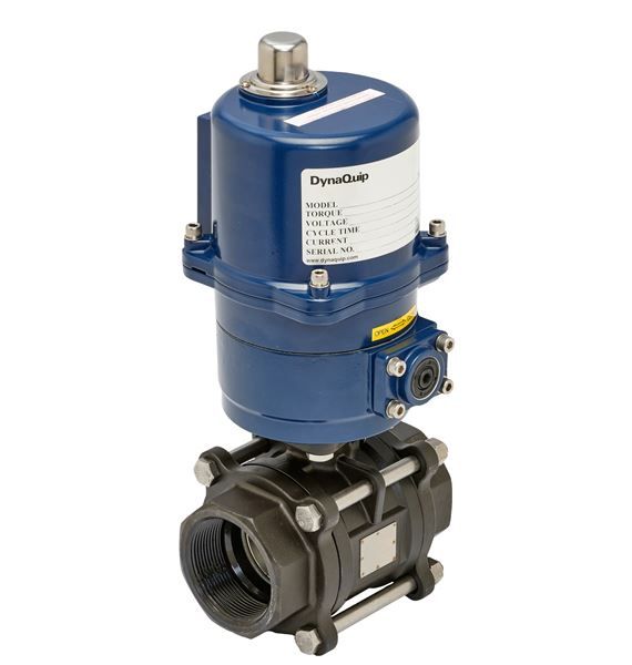 E3C SERIES - 3 PC Carbon Steel Ball Valve - Electric Actuator